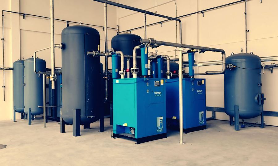 Compresora de aire industrial